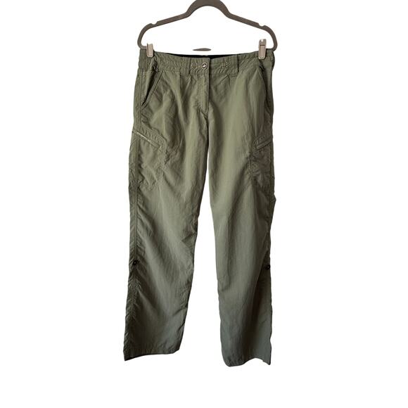 Exofficio Convertable Size 10 Olive Green Hiking Outdoor pants - Picture 1 of 11